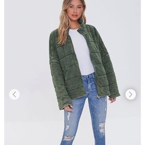 NWT Quilted Zip Up Jacket